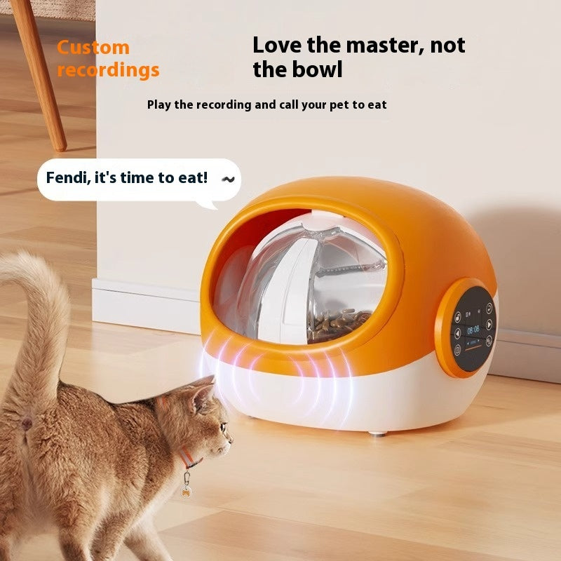 Pet Anti-grab Food Chip Identification Multi-cat Automatic Pet Feeder