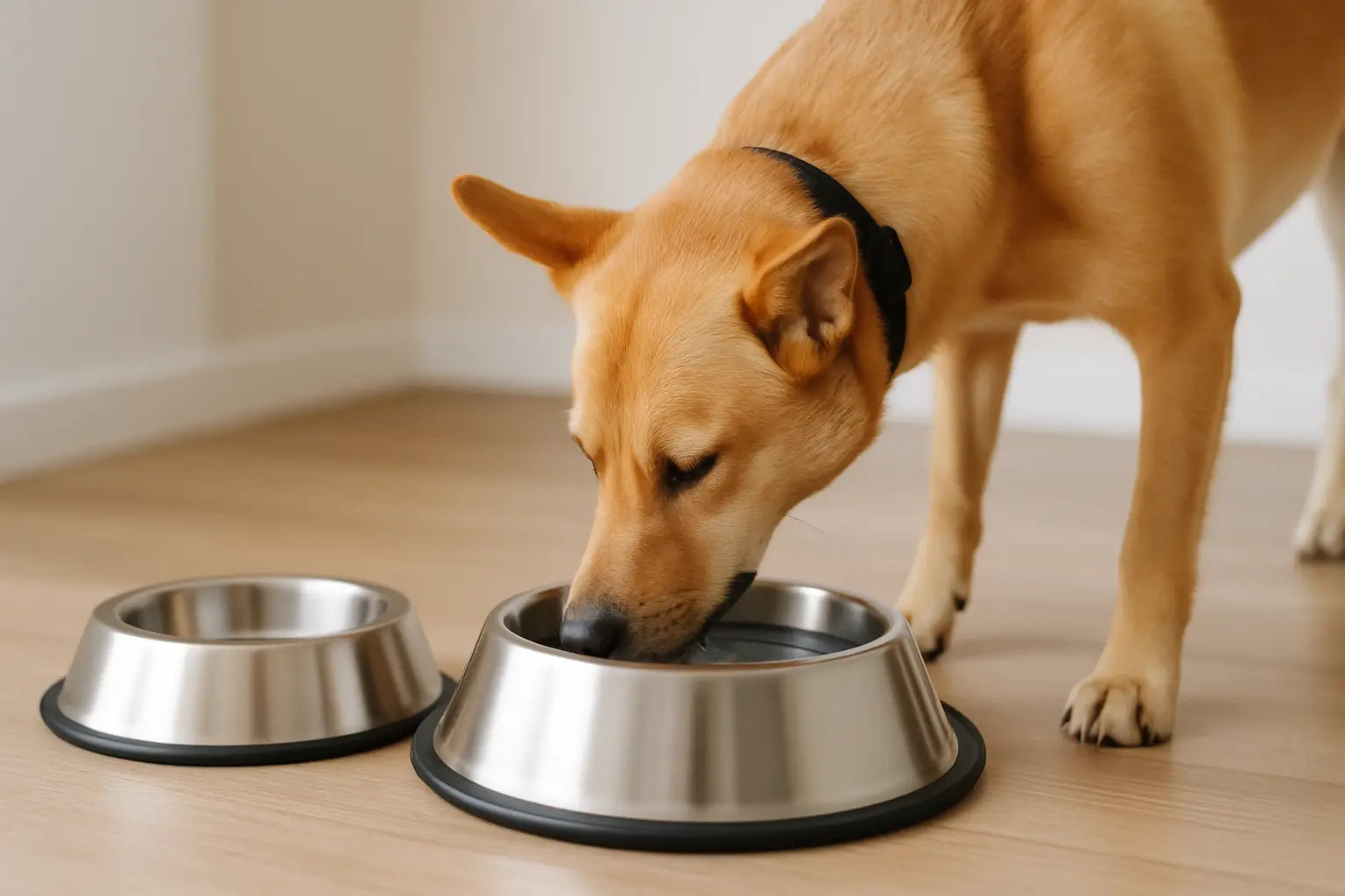 No-Spill Stainless Steel Dog Water Bowls