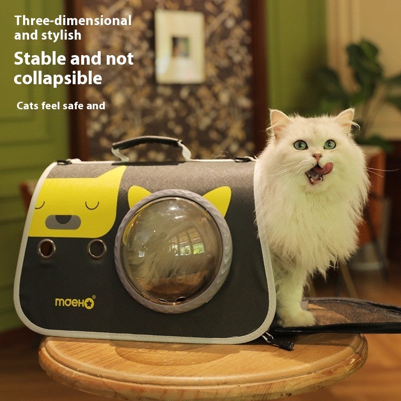 Pet Supplies Cat Bag Out Transparent Space Cover Flight Case