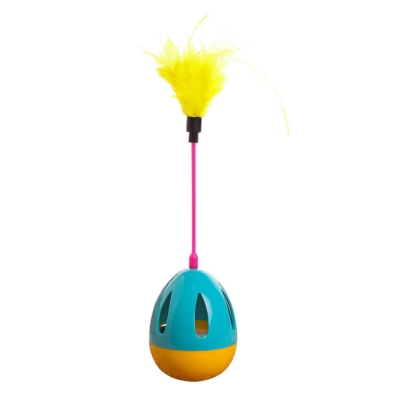 Feather Funny Tumbler Pet Cat Toy