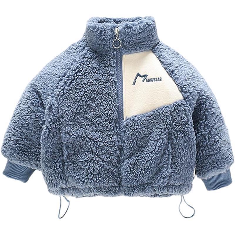 Winter Lamb Wool Foreign Style Children's Cotton Coat