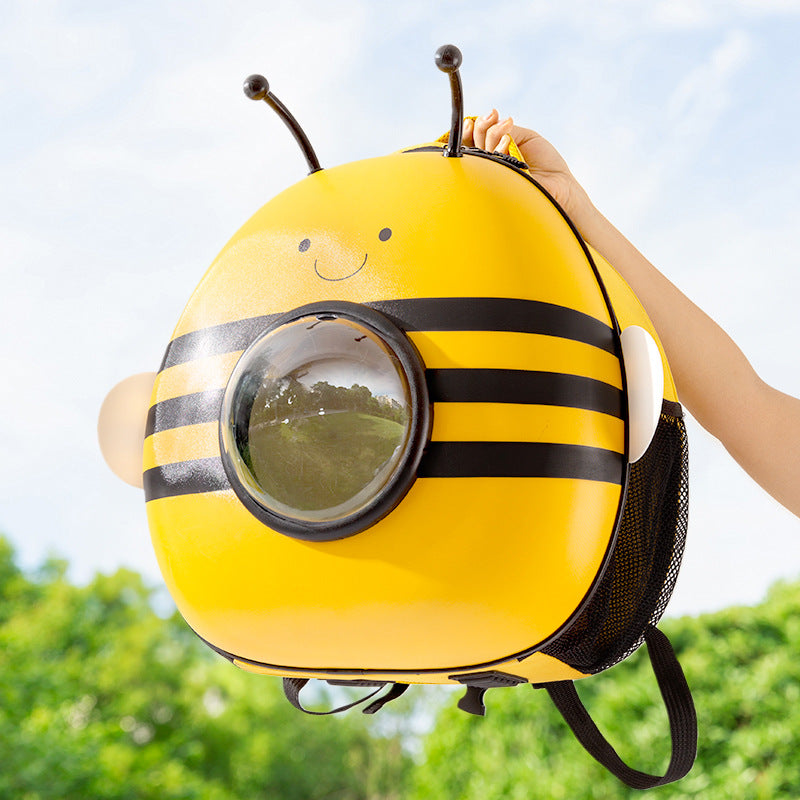 Three-dimensional Bee Shoulder Breathable Space Capsule Pet Bag