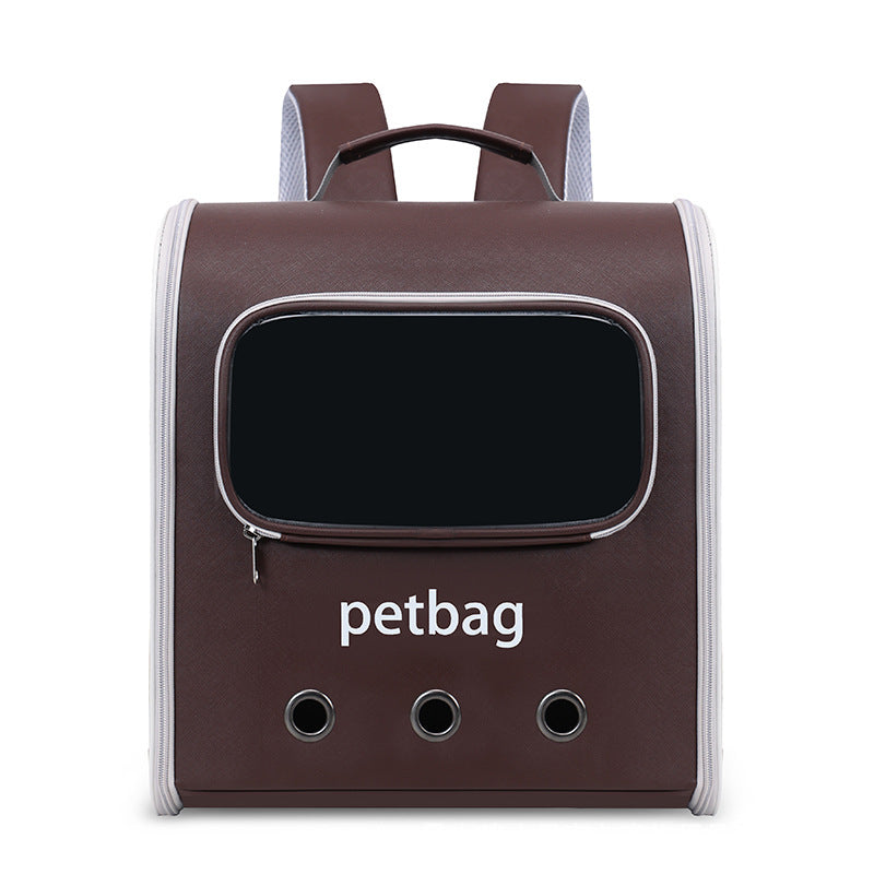 Large Capacity Portable Cat Backpack Transparent Window