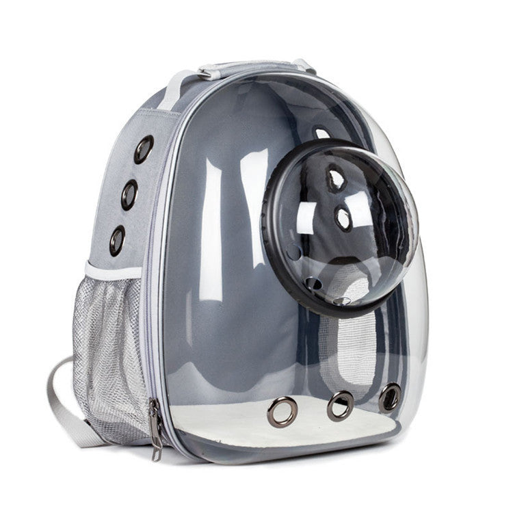 Pet Cat Bag Transparent Skylight Diaper Supplies Breathable Large Capacity Backpack