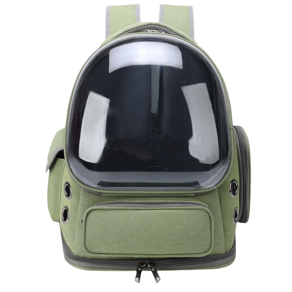 Portable Cat Backpack Transparent Space Capsule Backpack Dog Cat Diaper Bag
