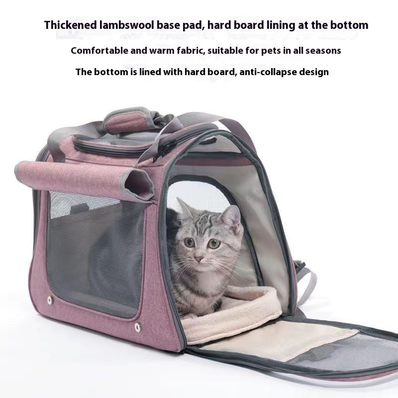 Fashion Trendy Breathable Portable Cat Bag Large Capacity Portable