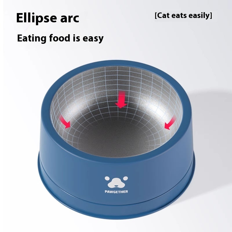 Pet Stainless Steel Anti-tumble Drinking Dog Food Rice Basin