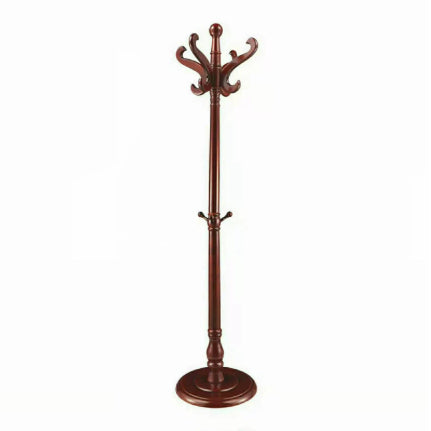 Solid Wood Floor Vertical Coat Rack