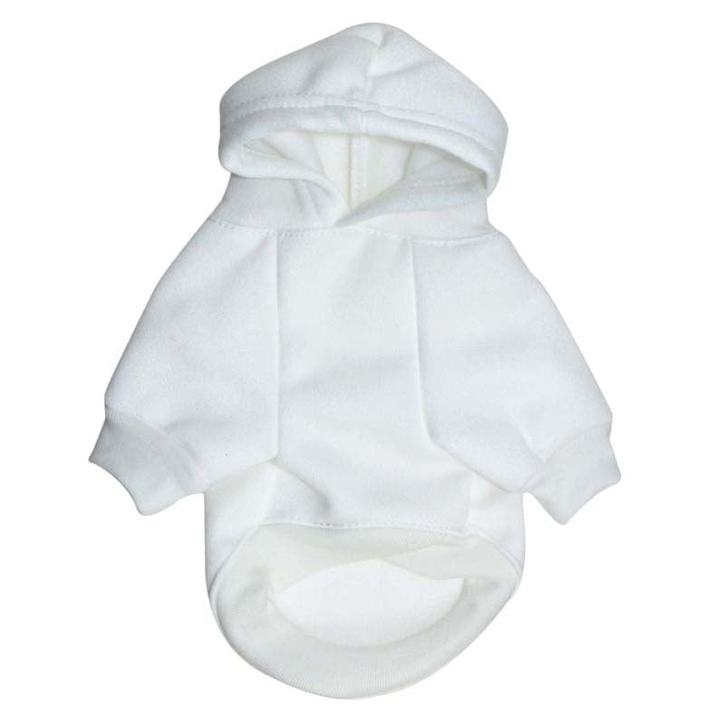 Pet fleece hooded small dog pet compassionate