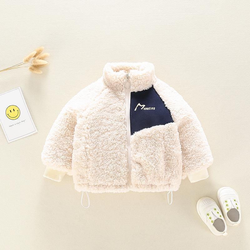 Winter Lamb Wool Foreign Style Children's Cotton Coat