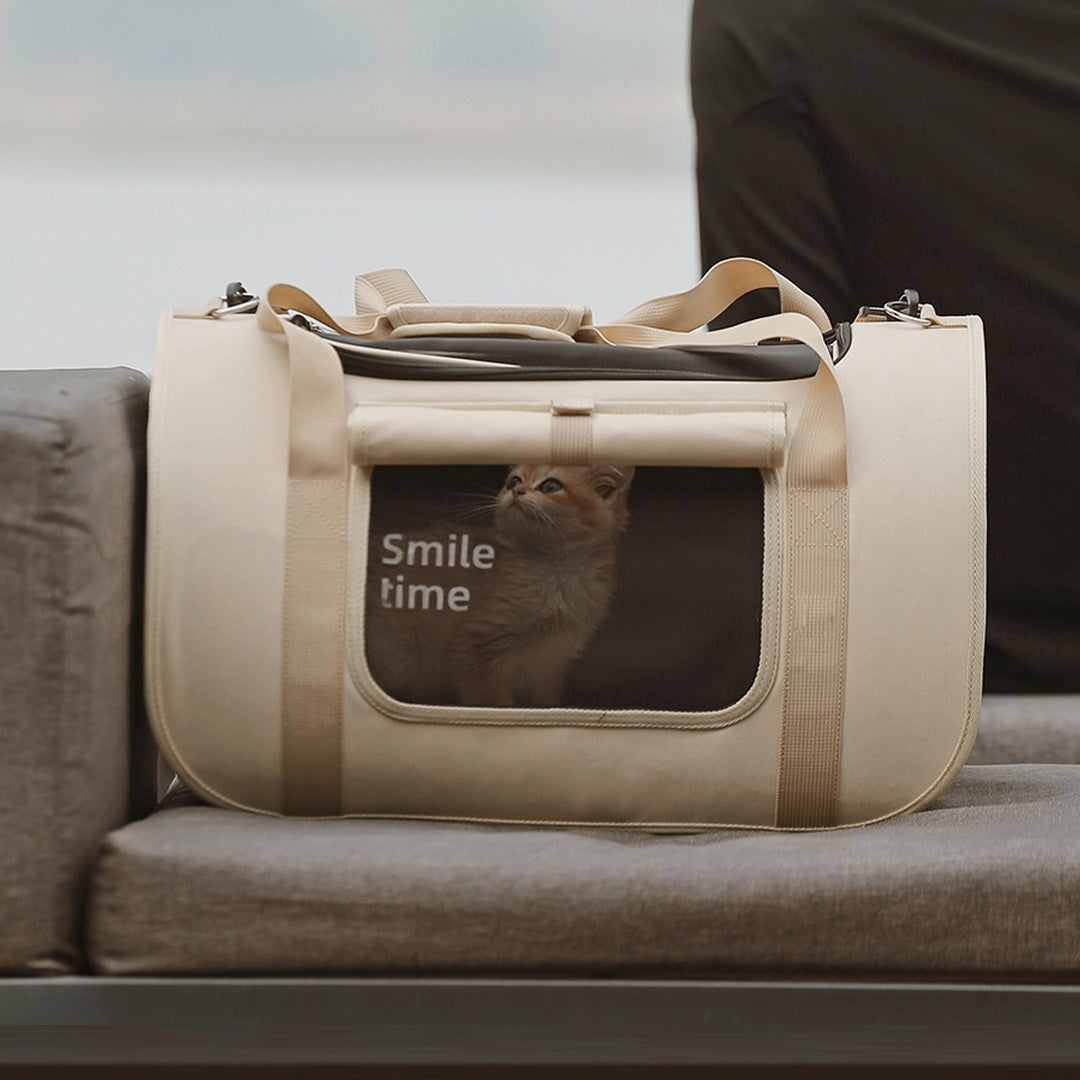 Portable And Lightweight Pet Diaper Bag Crossbody Cat Bag