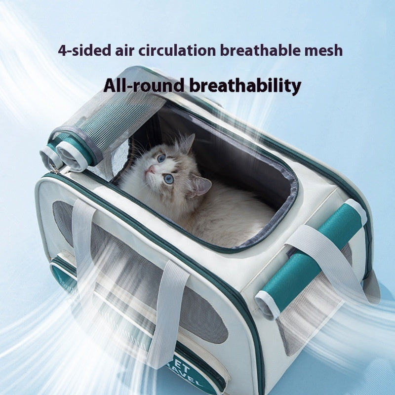 Portable Breathable Large Capacity Pet Backpack