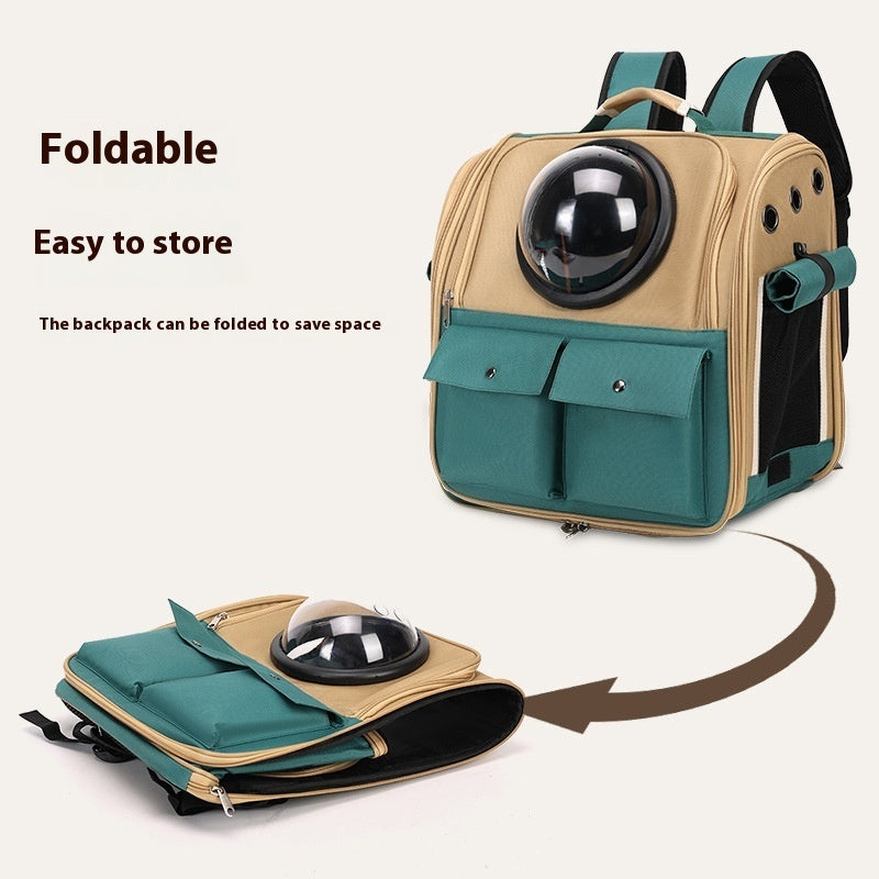 Cat Space Capsule Portable Large Capacity Pet Portable Backpack