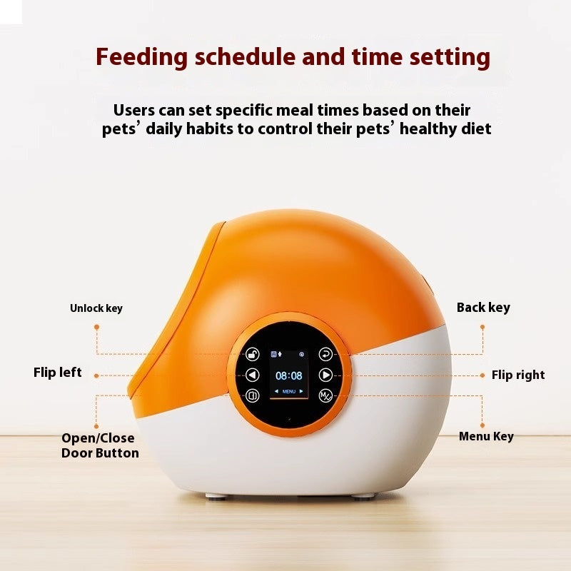 Pet Anti-grab Food Chip Identification Multi-cat Automatic Pet Feeder