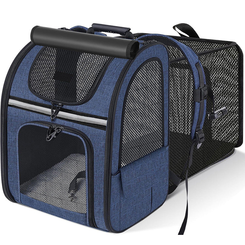 Cat Bag Portable Cat Backpack Extendable Pet Diaper Bag