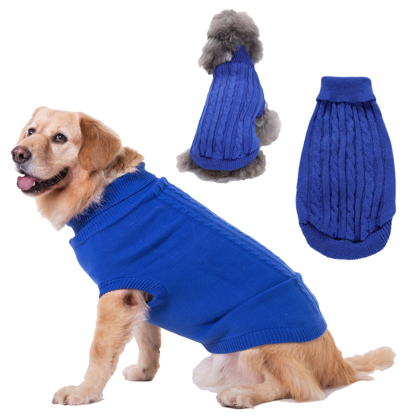 Solid Color Puppy Dog Clothes Teddy Bichon Pet Sweater