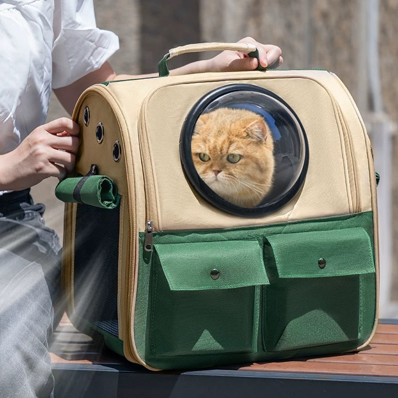 Cat Space Capsule Portable Large Capacity Pet Portable Backpack