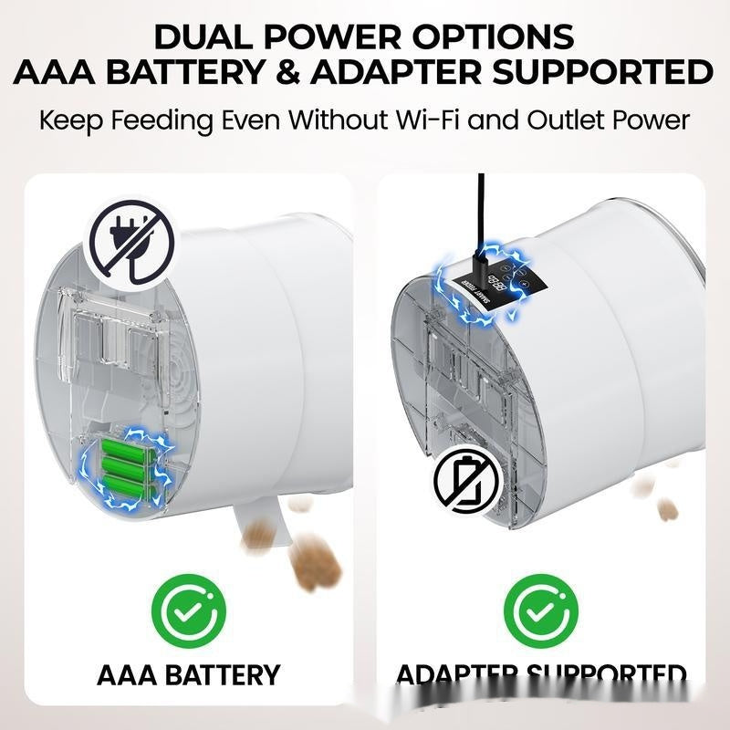 Pet Feeder Automatic Timing Remote Control Cat And Dog Food Feeding Machine