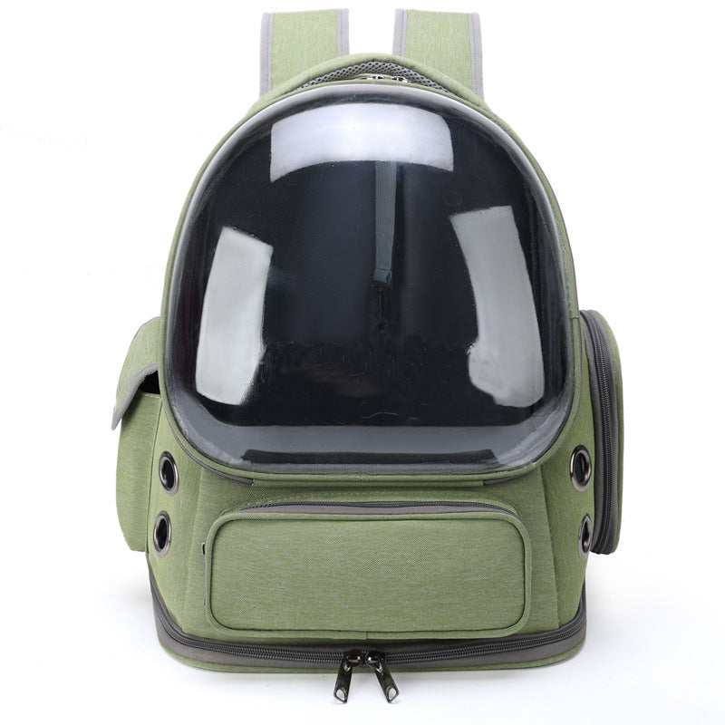 Portable Cat Backpack Transparent Space Capsule Backpack Dog Cat Diaper Bag