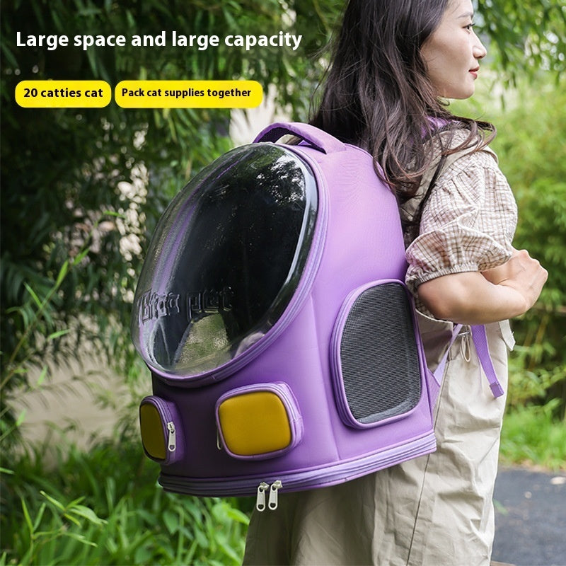 Outdoor Portable Cat School Bag Large Capacity Backpack