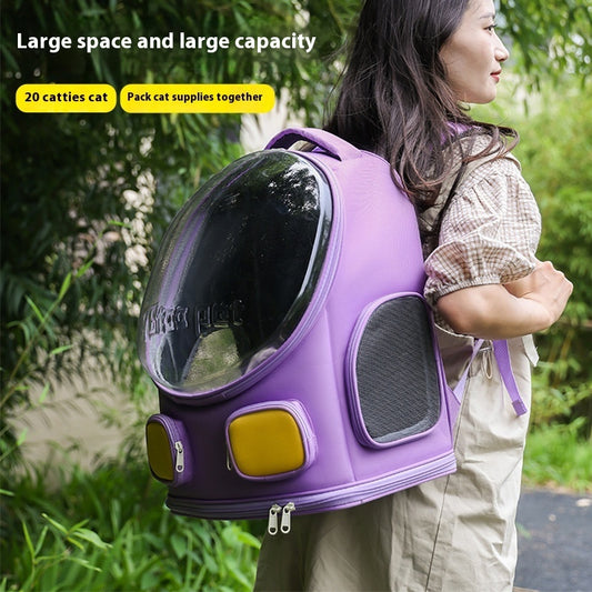 Outdoor Portable Cat School Bag Large Capacity Backpack