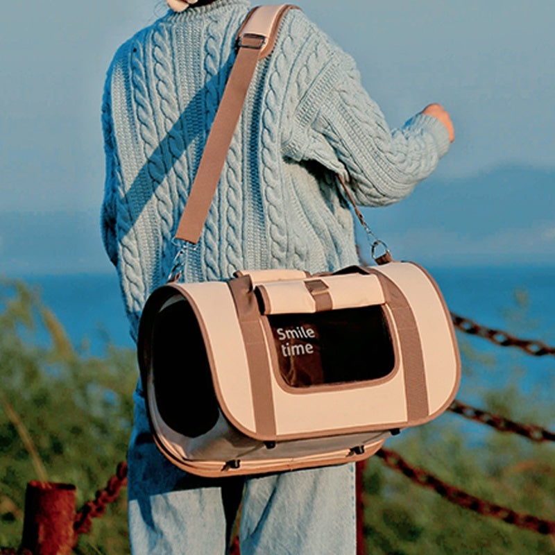 Portable And Lightweight Pet Diaper Bag Crossbody Cat Bag