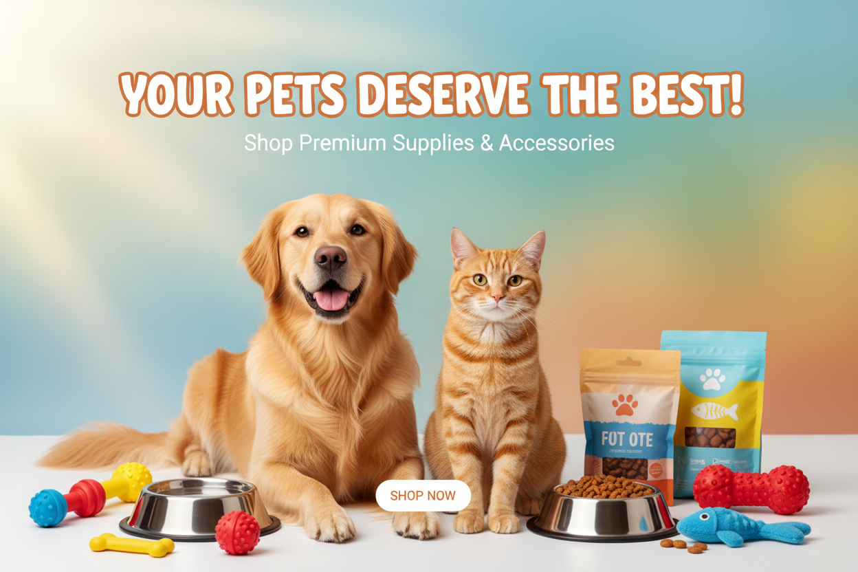 cover hero for pet supplies store