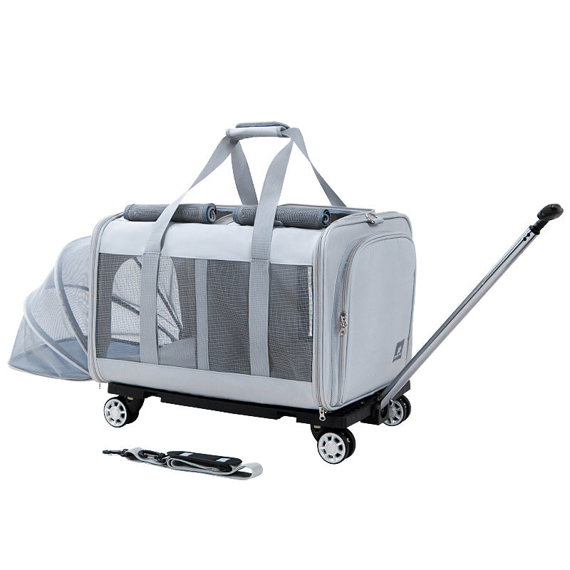 Large Pet Trolley Bag Cat