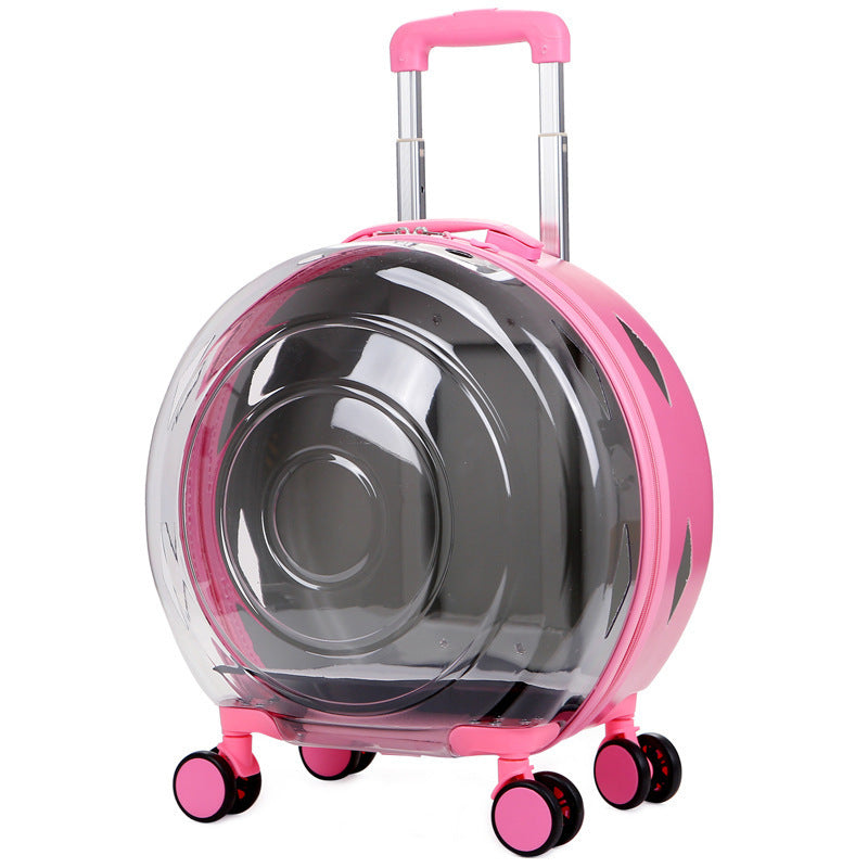 Pet Trolley Transparent Cat Bag Portable