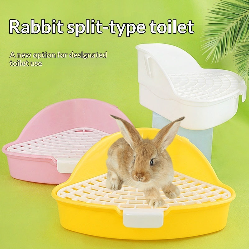 Pet Bunny Triangle Toilet Supplies Potty